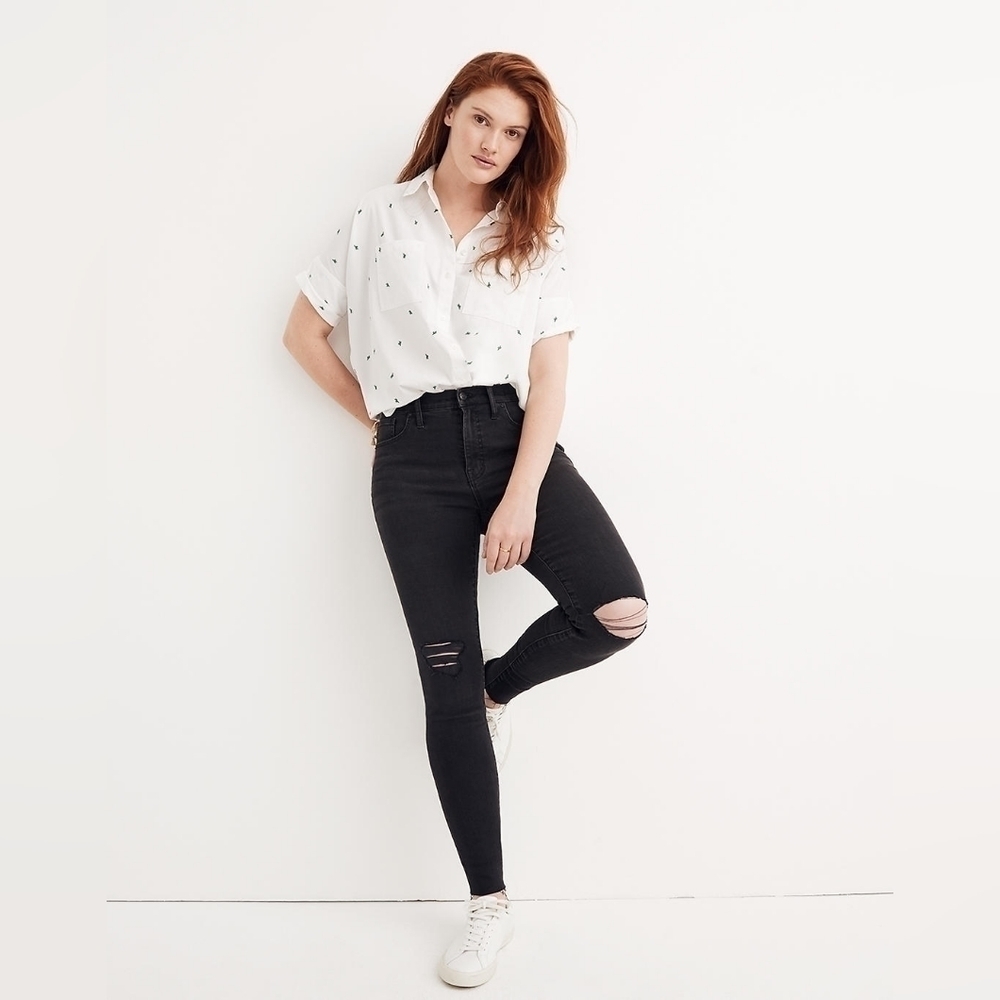 MADEWELL Women's 9" High-Rise Skinny Jeans - Size 26 - Excellent Condition